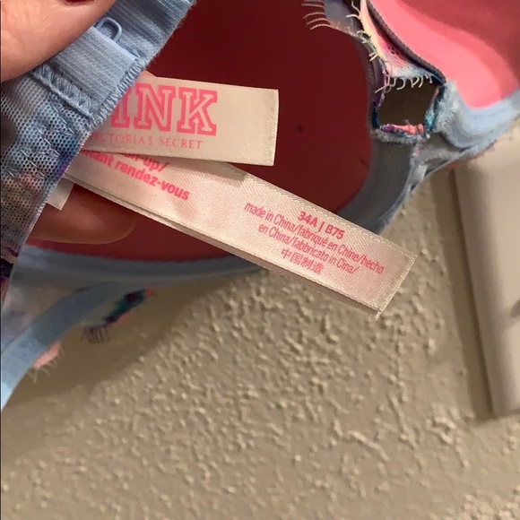 VS Pink floral Push up bra - Picture 6 of 6
